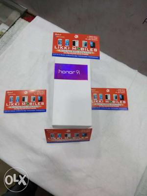 Honour 9i 64 GB 4GB RAM dual camera front dual 1 day old