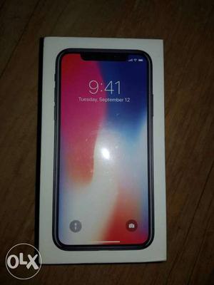 Iphone X 256 gb space grey with bill n wrty