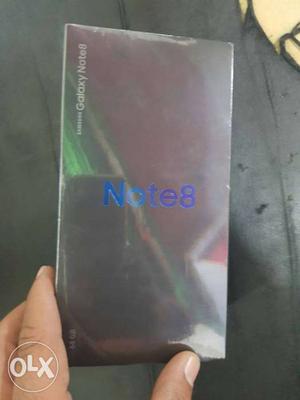 Note 8 sealed. Indian black fix price. With bill