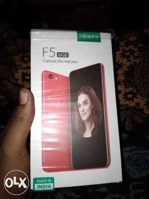Oppo f5 seal pack non activate phone urgent sale