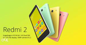 Redmi 2 Prime 2/16gb 4G Volte brand new phone with bill &