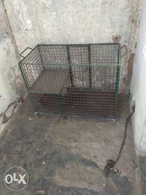Steel body pet cage