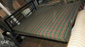 5 by 6 metal bed with mattress urgent sell
