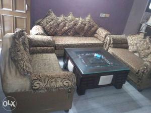 7 seater sofa set with center table seven45