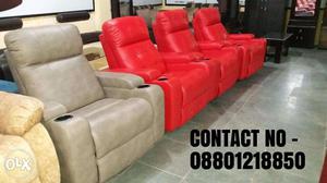 Genuine quality RECLINERS sofas wid warranty also and wid
