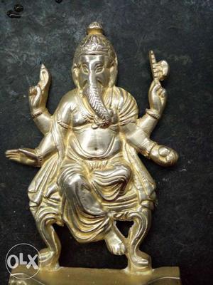 Gold Lord Ganesha Figurine