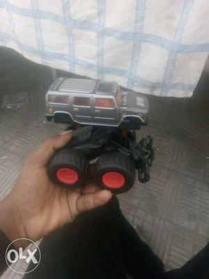 Gray And Black Monster Truck Toy
