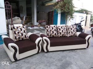 New brown colour sofa set