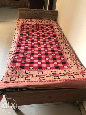 Single bed is available for sale.. with mattress-