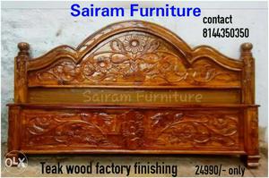 Teak wood cot now only at /- hurry up