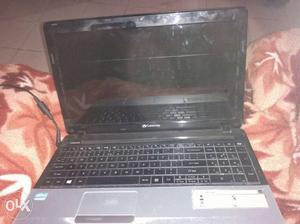 Black And Grey Gateway Laptop