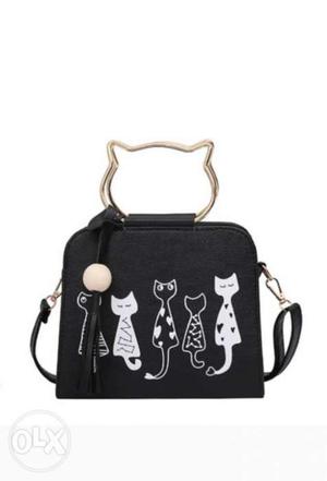 Black And White Cat 2-way Bag