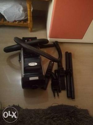 Black Canister Vacuum Cleaner