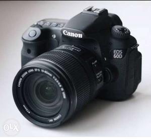 Black Canon EOS 60D