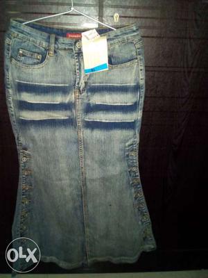 Branded Jeans Skirt