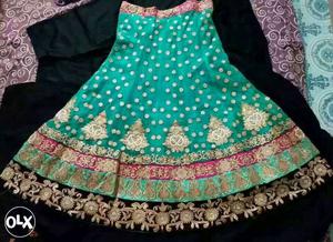 Bridal Lehenga one time used only, with matching