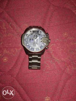Diesel Chronograph Watch With Link Bracelet