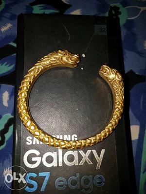 Gold-color Dragon Cuff Bracelet