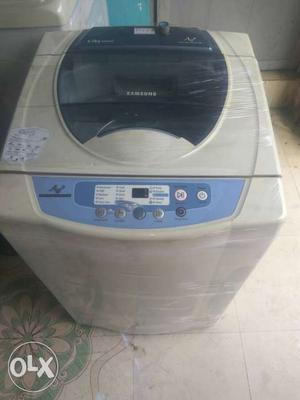 Gray Samsung Top-load Clothes Washer