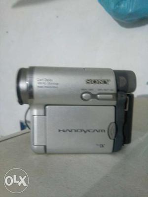 Gray Sony Handycam