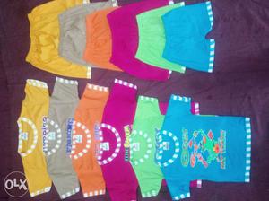 KIDS TOP AND BOTTOM, sizes s, m, l, colours 6,