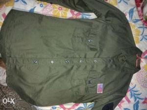 New Olive green shirt size: xs(36)