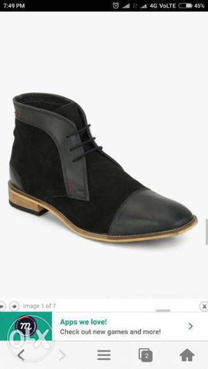 New brand Black High-top shoes