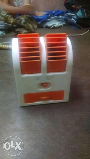 Orange And White Air Cooler