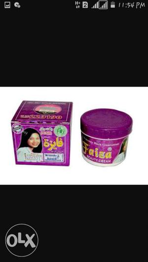 Original faiza cream and new face cream