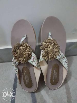 Party wear slippers for ladies. size 6 /41.