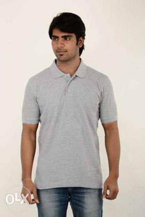 Plain Round Neck and Polo Stock Lot