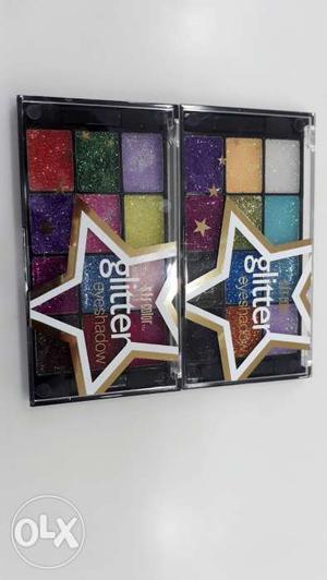 Two Glitter Eyshadow Cases