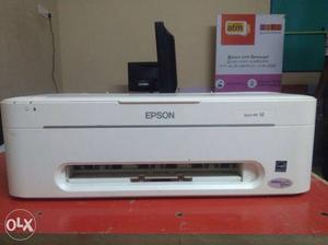 White Epson 3-in-1 Printer