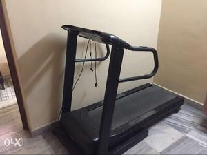 Black And Gray Treadmill