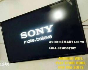 Black Sony 42 Inch Smart LED TV