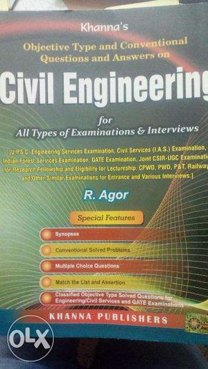 Civil Engineering by R.Agor Khanna Publication