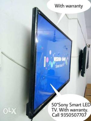 Flat 50" smart Screen TV sony