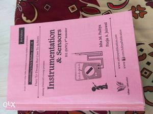 Instrumentation & Sensors Book device and circuit Extc 3 rd