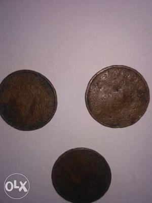 Old coins 1/4 hanni of 3 Nos coin for  to