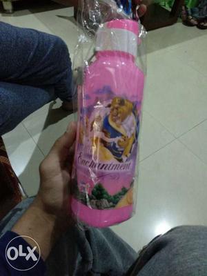 Pink Beauty And The Beast Printed Tumbler