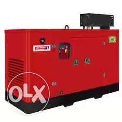 Red Commercial Power Generator