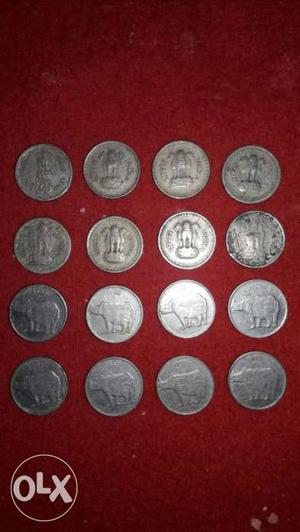Round Nickel Indian Coin Lot