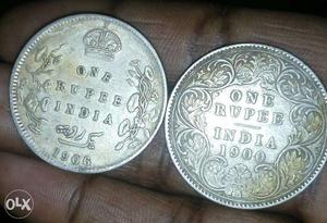 Sale Indian Original  to  one rupees silvers coins