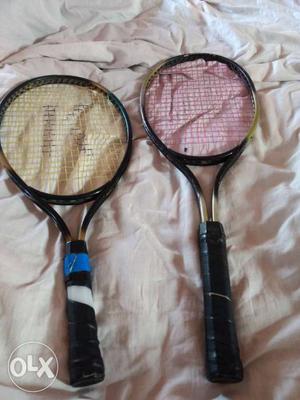 Tennis rackets (pair of 2)