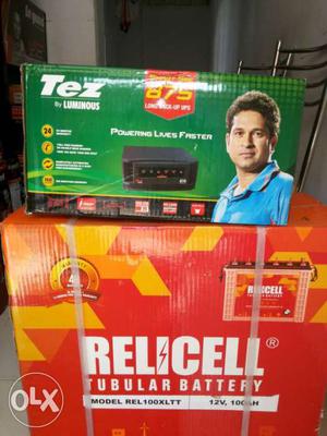 Tez (ups) and relicell tubular battery (inverter)