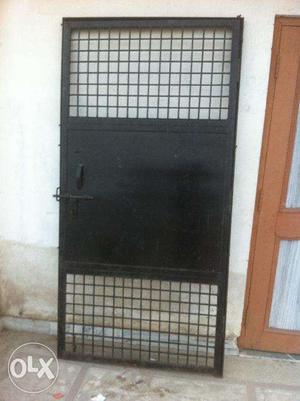 Heavy Iron Grill Gate with Angle -- 2 Ton