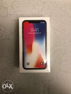 IPhone X 256 GB - Black - Unopened Box from USA -