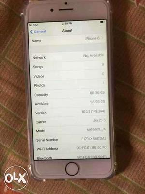 Iphone 6 64 gb & 5 month old good CV ondison