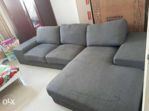 L shaped 5 seater sofa set and coffee table