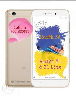New Seal Pack Redmi 5A. You Can also Buy Redmi Y1